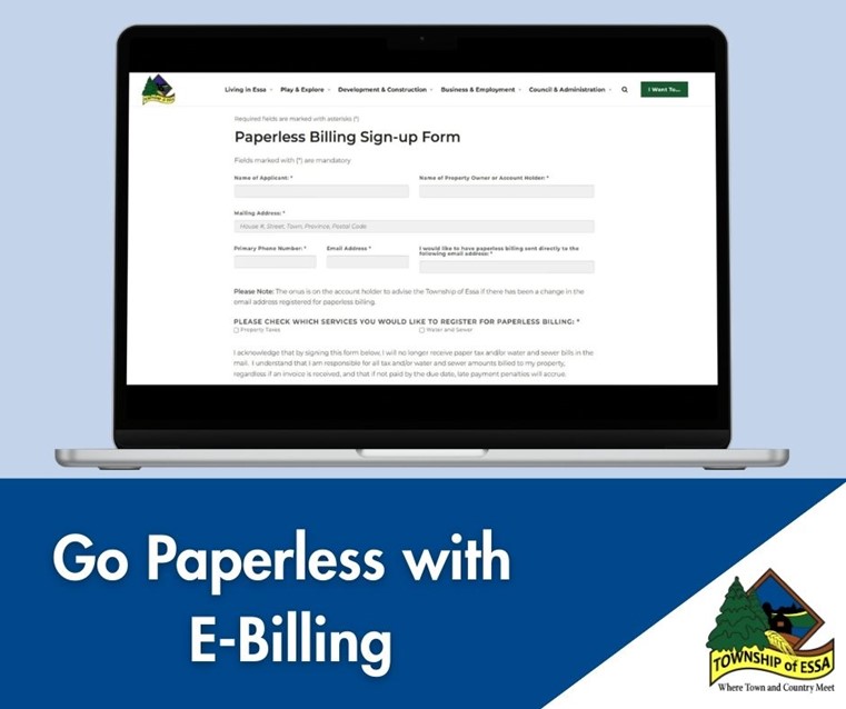Go Paperless with E-Billing